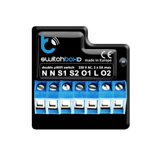 BLEBOX switchboxD - DOUBLE CIRCUIT BREAKER 230V BLEBOX switchboxD - DOUBLE CIRCUIT BREAKER 230V