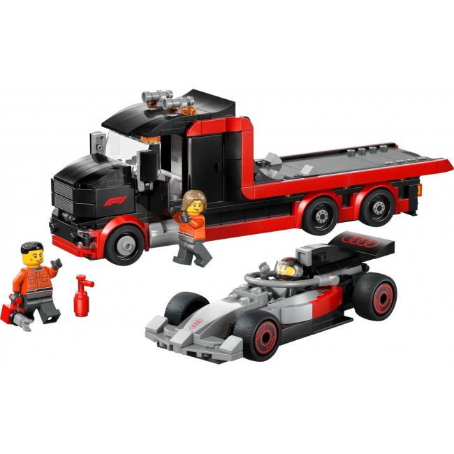 LEGO CITY 60493 F1 Display Truck with Audi F1 Race Car