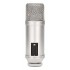 R DE Broadcaster Silver Studio microphone