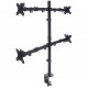 Manhattan Quad Desk Mount for TV & Monitors, For screens 10