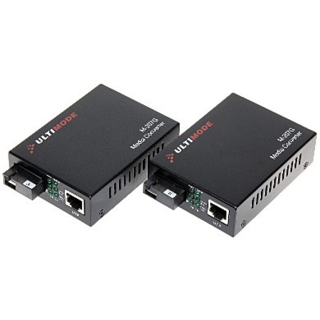 Single-mode media converter set M-207G