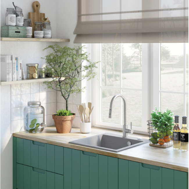 1-bowl granite sink