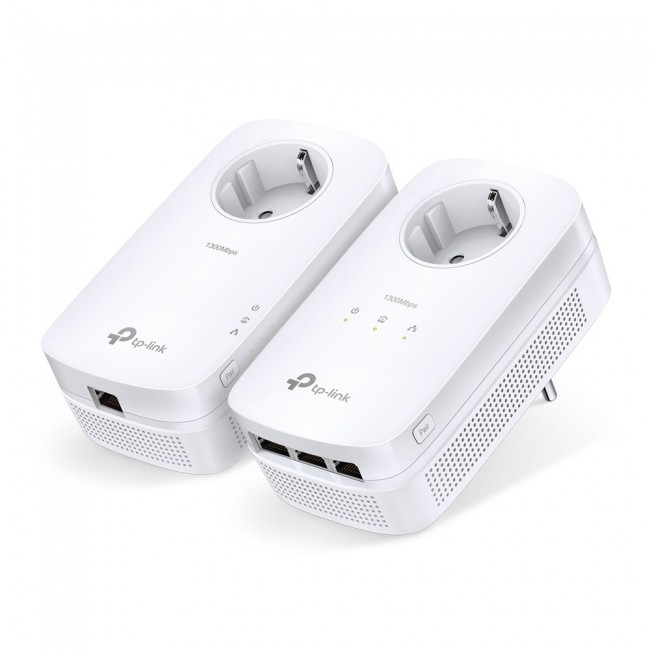 TP-Link TL-PA8033P KIT PowerLine network adapter 1300 Mbit/s Ethernet LAN White 2 pc(s) TP-Link TL-PA8033P KIT PowerLine network adapter 1300 Mbit/s Ethernet LAN White 2 pc(s)