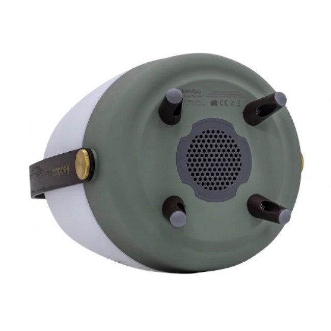 Kooduu Lite-up PLAY Mini Mono portable speaker Green, White, Wood 8 W