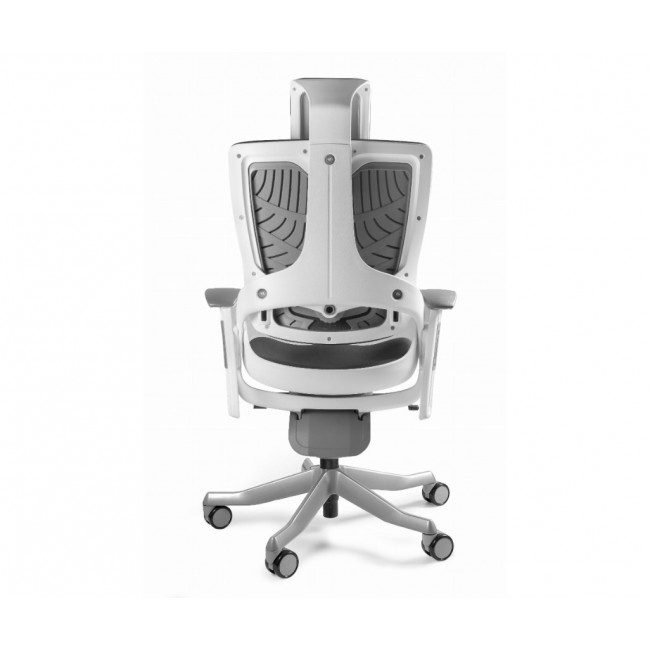 Wau 2 BL416 office chair, snowy/white fabric