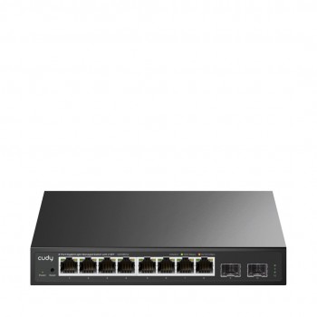 Cudy 8-Port Gigabit Easy-Managed Switch with 2 SFP, GS108ES2 1.0 L2 Gigabit Ethernet (10/100/1000) Black