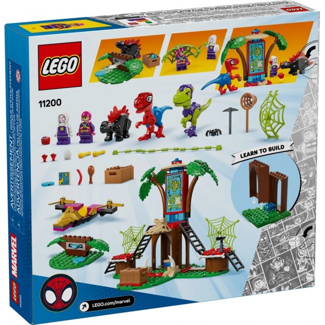 LEGO MARVEL 11200 Spidey and Gobby s Raptor Battle at Tree House HQ