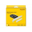 DeLOCK 5 port SATA PCI Express x4 Card - Low Profile Form Factor