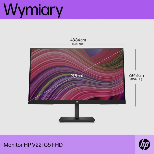 HP LED Monitor, TN (21.5