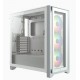 Corsair iCUE 4000X RGB Midi Tower White Corsair iCUE 4000X RGB Midi Tower White