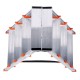 Krause Dopplo double-sided step ladder silver Krause Dopplo double-sided step ladder silver