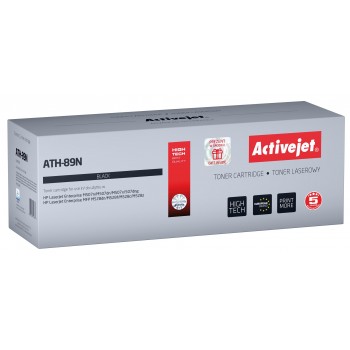 Activejet ATH-89N toner (replacement for HP CF289A HP 89A HP89A Supreme 5000 pages black) - with chip