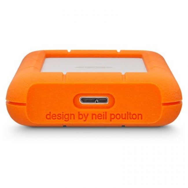 LaCie Rugged Mini external hard drive 2 TB 5400 RPM Micro-USB B 3.2 Gen 1 (3.1 Gen 1) Orange, Silver