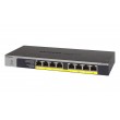 NETGEAR GS108LP Unmanaged Gigabit Ethernet (10/100/1000) Power over Ethernet (PoE) 1U Black, Grey