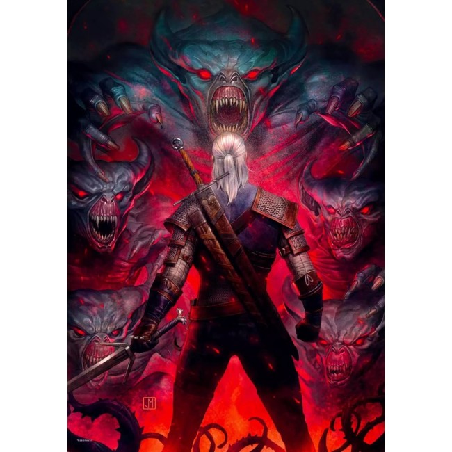 Puzzle Good Loot Comic Book - The Witcher: Corvo Bianco 1000 pc(s)