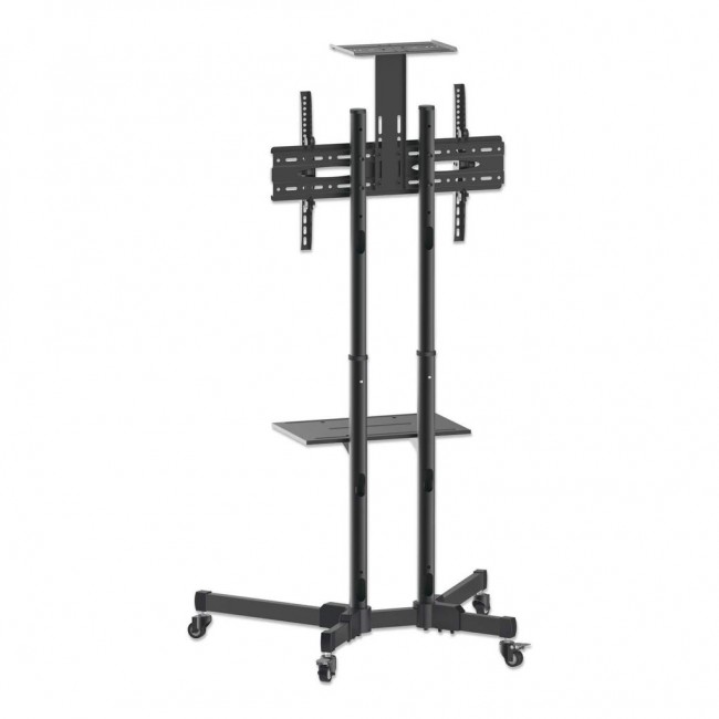 Manhattan TV & Monitor Mount, Trolley Stand, 1 screen, Screen Sizes: 37-65