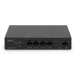 Digitus 4- Port Gigabit PoE Netzwerkswitch, Desktop, unmanaged, 1 Uplink Port RJ45, 60 W, af/at Digitus 4- Port Gigabit PoE Netzwerkswitch, Desktop, unmanaged, 1 Uplink Port RJ45, 60 W, af/at