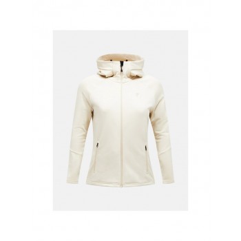 Bluza PEAK PERFORMANCE W Rider Essentials Zip Hood piaskowy - M