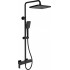 Rain shower with shower faucet