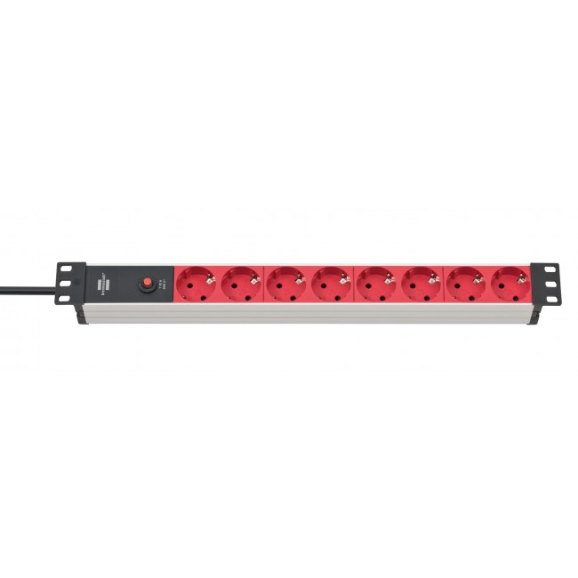 Brennenstuhl 1390007118 power extension 2 m 8 AC outlet(s) Indoor Black, Red Brennenstuhl 1390007118 power extension 2 m 8 AC outlet(s) Indoor Black, Red
