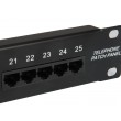 Equip 25-Port Cat.3 RJ45 ISDN Patch Panel, Black Equip 25-Port Cat.3 RJ45 ISDN Patch Panel, Black