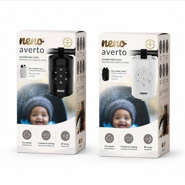 NENO AVERTO BLACK intelligent electronic stroller rocker