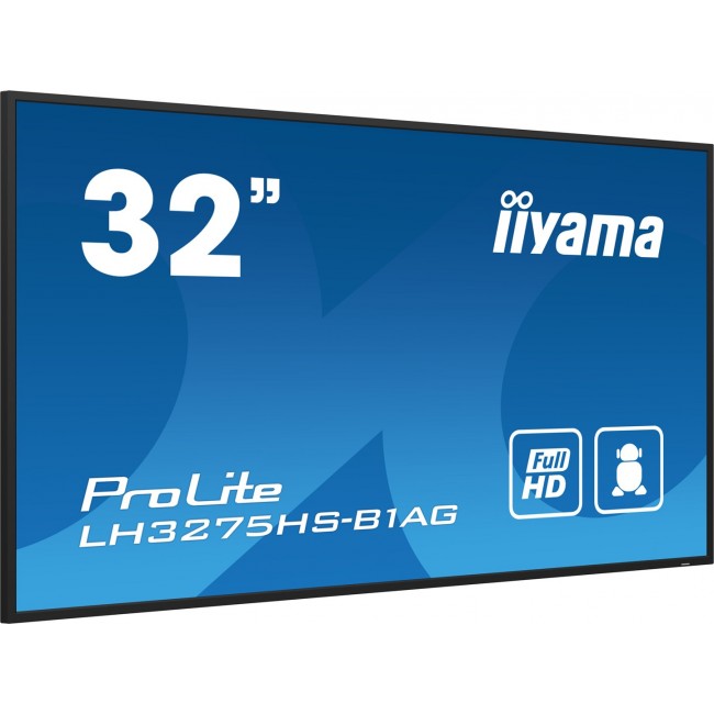 iiyama LH3275HS-B1AG Signage Display Digital signage flat panel 80 cm (31.5 iiyama LH3275HS-B1AG Signage Display Digital signage flat panel 80 cm (31.5
