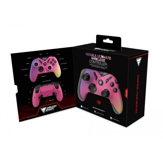 Dragonshock Nebula Ultimate Multicolour Bluetooth Gamepad Nintendo Switch