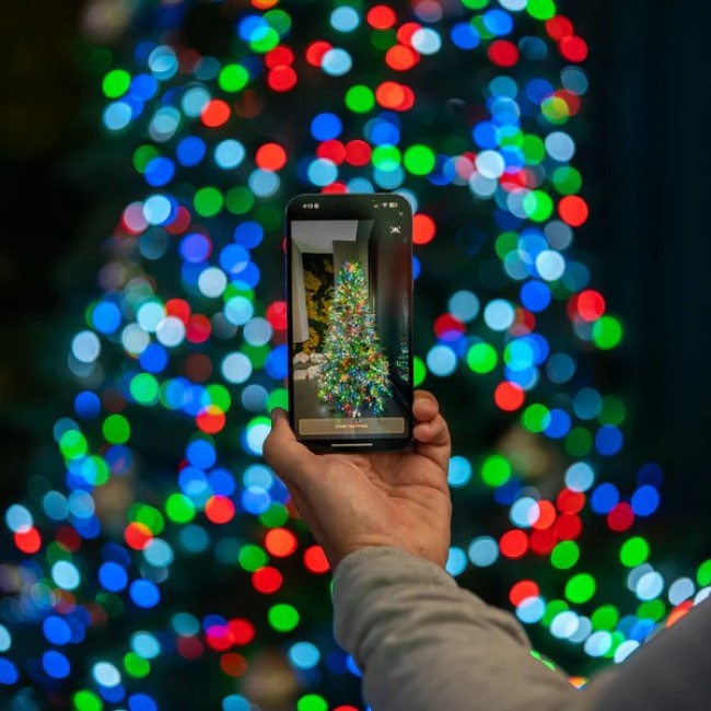 Twinkly Candies LED Christmas tree lights TWKP200RGB-G 6 m 200 lights Twinkly Candies LED Christmas tree lights TWKP200RGB-G 6 m 200 lights