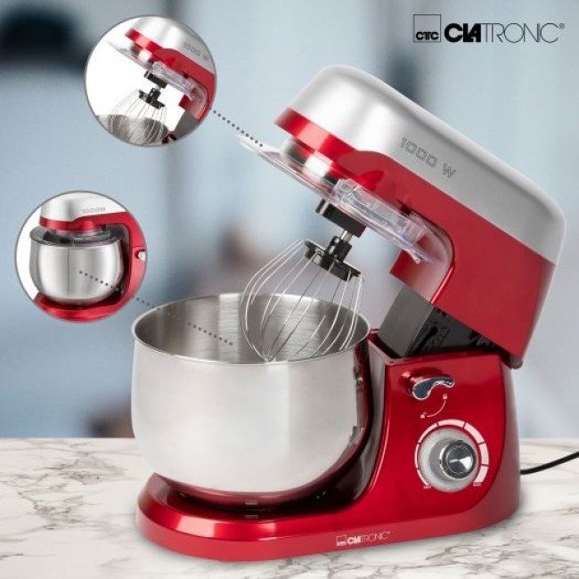 Clatronic KM 3709 food processor 1000 W 5 L Red