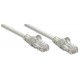 Intellinet Network Patch Cable, Cat5e, 3m, Grey, CCA, U/UTP, PVC, RJ45, Gold Plated Contacts, Snagless, Booted, Lifetime Warranty, Polybag