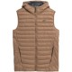 Men's vest 4F M063 light brown 4FAW23TVESM063 82S M Men's vest 4F M063 light brown 4FAW23TVESM063 82S M