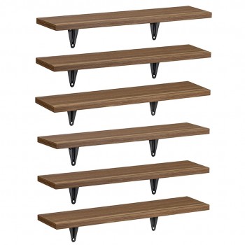 Wall shelves 6 pcs Maclean, 8kg max, MC-331