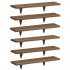 Wall shelves 6 pcs Maclean, 8kg max, MC-331