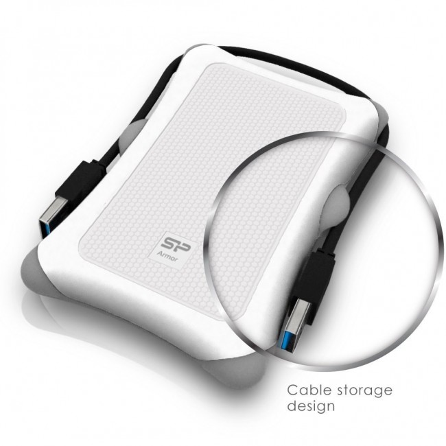 Silicon Power Armor A30 external hard drive 1 TB White Silicon Power Armor A30 external hard drive 1 TB White