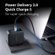Intenso W100ACC+C520C, Power Adapter + Charging Cable Set, 100W, Fast Charging, GaN, Charge 3 Devices Simultaneously, Black