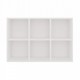 MALAX MINI 2X3 WHITE BOOKCASE MALAX MINI 2X3 WHITE BOOKCASE