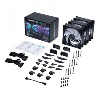 Phanteks D30 120mm PWM Fan, DRGB, Bla
