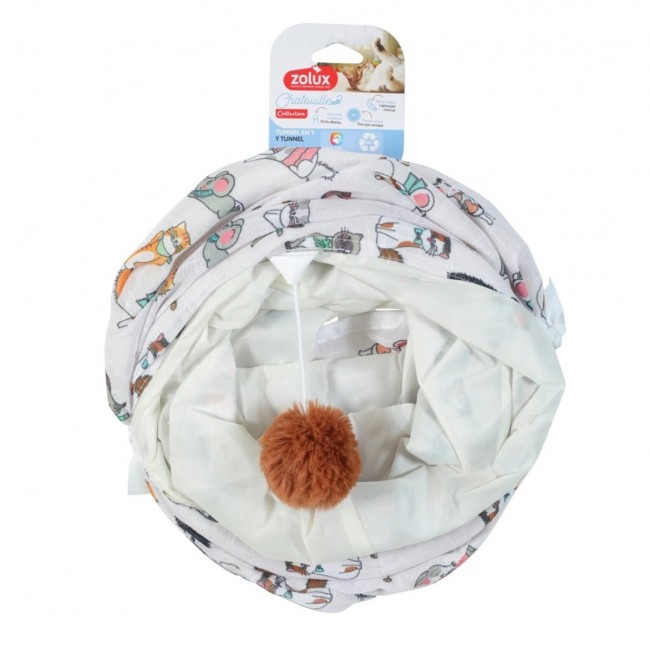 ZOLUX Chatouille Tunnel Y - cat toy - 40 x 29 x 7 cm