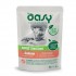 OASY Chunks in gravy Sterilized Salmon - wet cat food - 85g