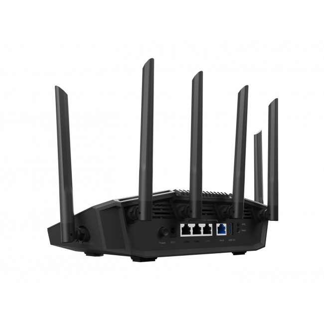 ASUS RT-BE90U BE9400 AiMesh wireless router 2.5 Gigabit Ethernet Tri-band (2.4 GHz / 5 GHz / 6 GHz) Black
