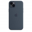 Apple iPhone 14 Plus Silicone Case with MagSafe - Storm Blue Apple iPhone 14 Plus Silicone Case with MagSafe - Storm Blue
