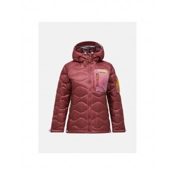 Kurtka damska puchowa PEAK PERFORMANCE W Helium Aop Utility Down Hood kolor multikolor - L