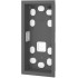 ACO CDN-R-S-AL ST Ramka podtynkowa ma a CDN, aluminium
