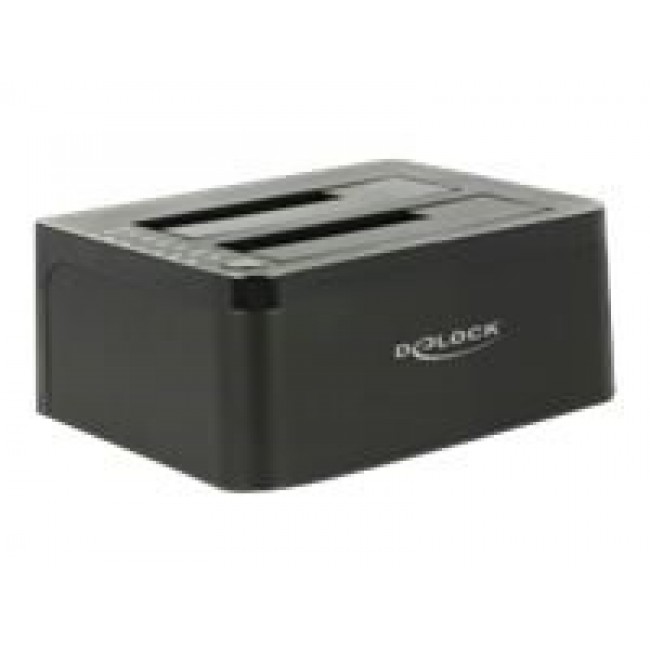DeLOCK 62661 storage drive docking station USB 3.2 Gen 1 (3.1 Gen 1) Type-B Black