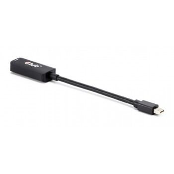 CLUB3D Mini DisplayPort 1.4 to HDMI 8K60Hz M/F Adapter
