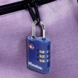 MASTER LOCK 30mm wide zinc set-your-own combination tsa-accepted luggage padlock, assorted colours