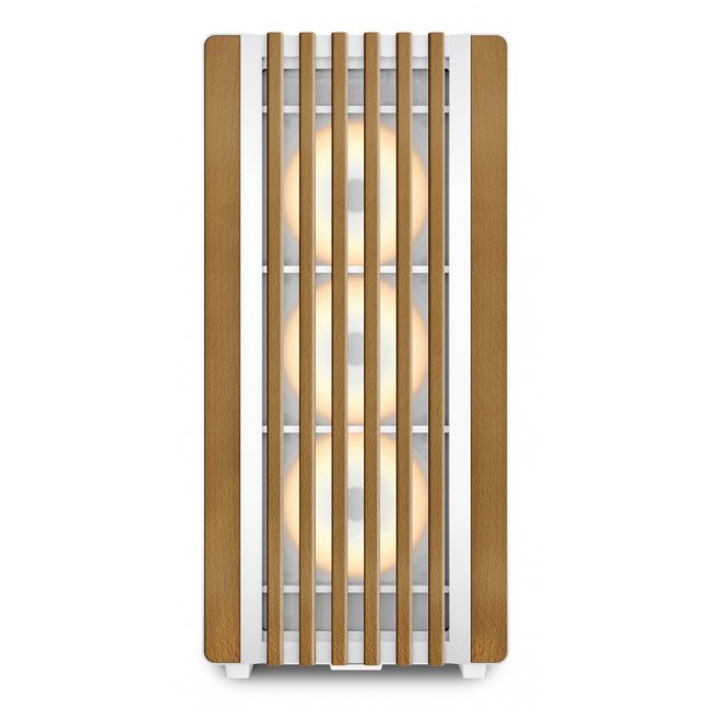 Sharkoon REBEL C70G RGB Full Tower White, Wood