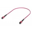 Ubiquiti UACC-OFC-MA-MPMP-0.5M-10 InfiniBand/fibre optic cable MPO-12 Rose