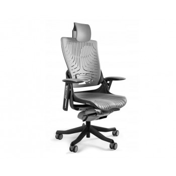 Wau 2 TPE-8 office chair, grey/black elastomer